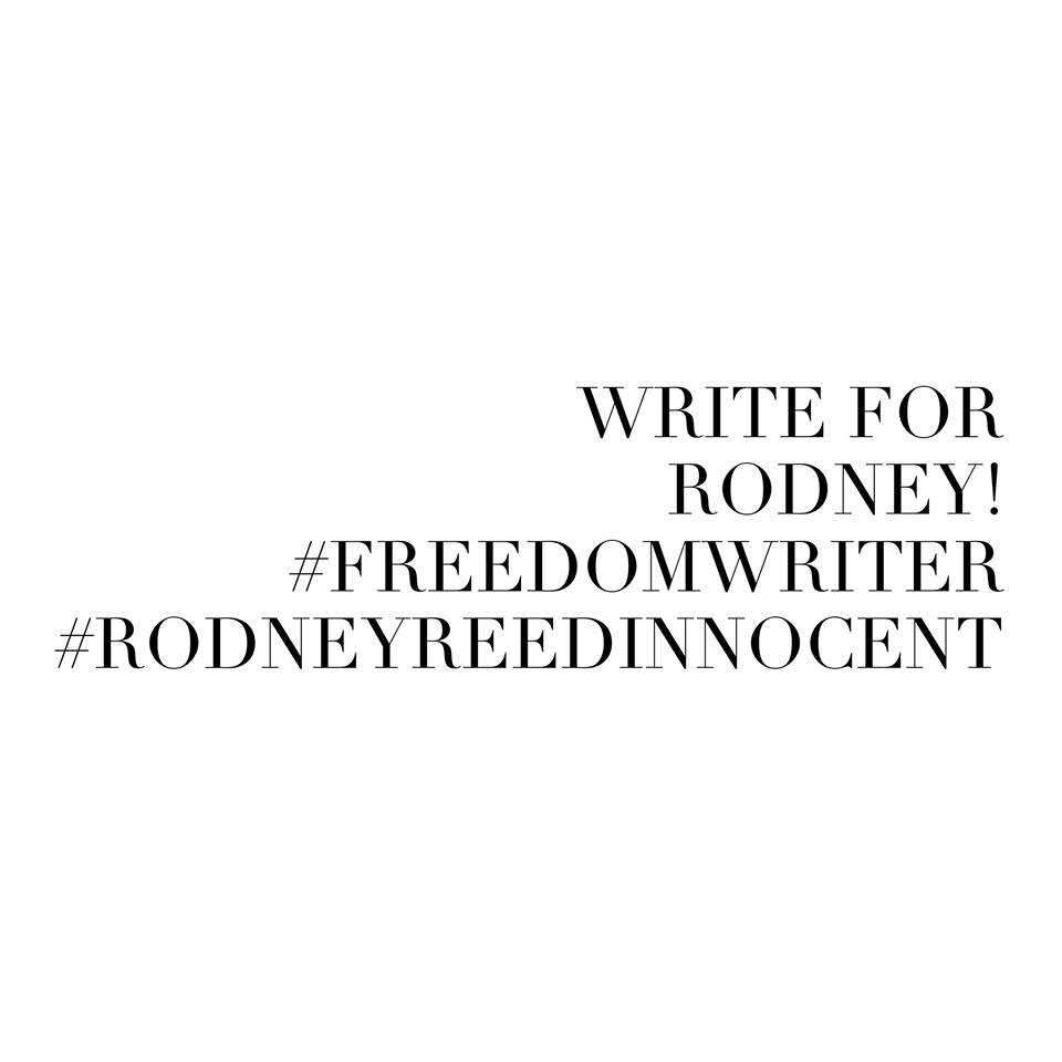 Write a Letter to the Editor for Rodney Reed Every Monday
